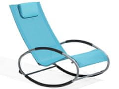 Beliani Modrá záhradná stolička CAMPO