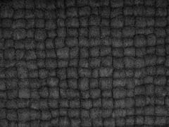 Beliani Koberec z filcových guličiek 160 x 230 cm tmavosivý AMDO