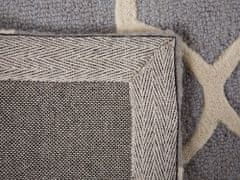 Beliani Bavlnený koberec 80 x 150 cm sivý SILVAN