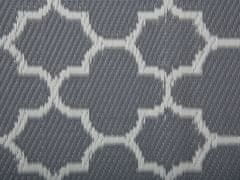 Beliani Vonkajší koberec 90 x 180 cm sivý SURAT