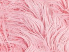 Beliani Umelá ovčia kožušina ružová MAMUNGARI
