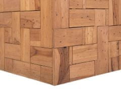 Beliani Konferenčný stolík zo svetlého teakového dreva GAMBO II