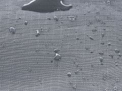 Beliani Ochranná plachta na závesné kreslo 200 x 120 cm sivá CHUVA