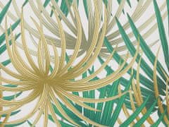 Beliani Sada 2 vonkajších vankúšov vzor palmového listu 45 x 45 cm viacfarebné GAIANA