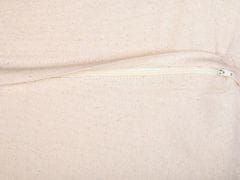 Beliani Bavlnený vankúš s geometrickým vzorom 30 x 50 cm viacfarebný BETULA