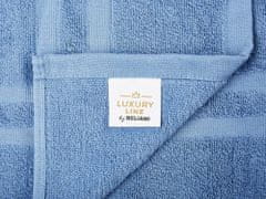 Beliani Sada 11 bavlnených uterákov modrá AREORA