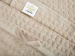 Beliani Sada 4 bavlnených uterákov béžová ATAI