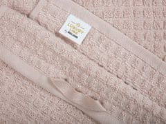 Beliani Sada 11 bavlnených uterákov ružová ATAI