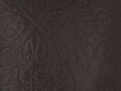 Beliani Súprava posteľnej prikrývky a vankúšov 160 x 220 cm hnedá RAYEN
