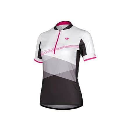 Etape LIV cyklistický dres biela-ružová Veľkosť oblečenia: M