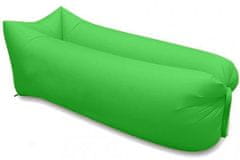SEDCO Nafukovací vak Sofair Pillow LAZY čierny - Zelená