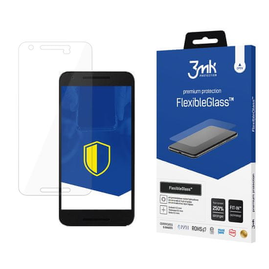 3MK Ochranné hybridné sklo 3mk FlexibleGlass pre LG Nexus 5x - Transparentná KP22652