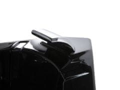 Beliani Rohová vírivá vaňa s LED svetlom 155 x 155 cm čierna MARTINICA