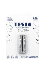 Tesla Batteries AAA SILVER+ alkalické mikrotužkové batérie, 2ks