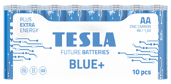 Tesla Batteries AA BLUE+ zinkovo-uhlíkové tužkové batérie, 24ks