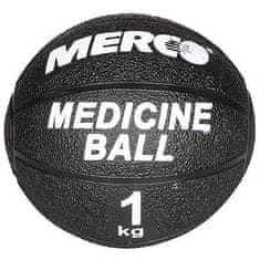 Merco Black gumový medicinálna lopta Hmotnosť: 5 kg