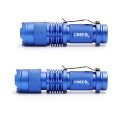 Northix LED baterka CREE Ultrafire - modrá 
