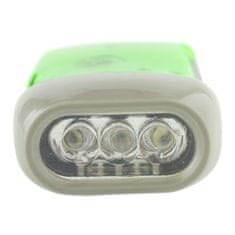 Northix Ručne ovládaná LED baterka - zelená 