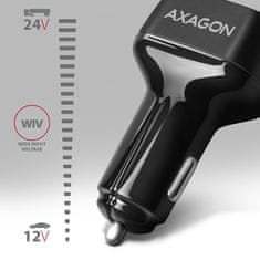 AXAGON PWC-PQ38, PD & QUICK nabíjačka do auta 38W, 2x port (USB + USB-C), PD3.0/QC3.0/AFC/FCP/Apple