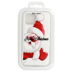 TEL PROTECT Vianočné púzdro na mobil Christmas pre iPhone 12/ iPhone 12 Pro - vzor 4 Santa