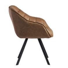 Bruxxi Jedálenská stolička Gepo, textil, béžová