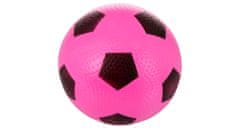 Teddies Lopta Futbalová gumová lopta ružová