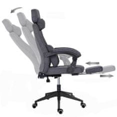 Timeless Tools Kancelárska otočná stolička s opierkou hlavy - rôzne farby, tmavosivá