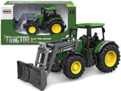 shumee Tractor Green 1:24 Farmer Buldozér Gumové kolesá