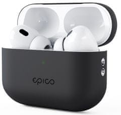 EPICO silikonové pouzdro pro Airpods Pro 2 - černé, 9911101300031