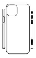 emobilshop Hydrogel - matná zadná ochranná fólia (full cover) - iPhone 12 - typ výrezu 3