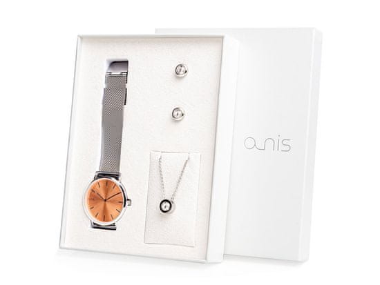 A-NIS Darčekový set hodiniek, náhrdelníka a náušníc AS100-10