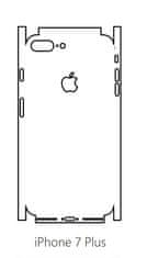 emobilshop Hydrogel - matná zadná ochranná fólia (full cover) - iPhone 7 Plus - typ výrezu 5
