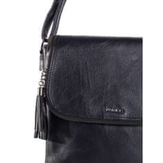 F & B Dámska kabelka z ekologickej kože COURTNEY čierna OW-TR-5007-2_391080 Univerzálne