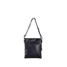 F & B Dámska kabelka z ekologickej kože COURTNEY čierna OW-TR-5007-2_391080 Univerzálne