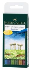 Faber-Castell PITT umelecké popisovače 6 Landscape set