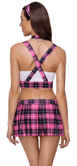 Cottelli Collection Emily School Girl (Pink), roleplay erotický kostým školáčka S
