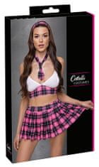 Cottelli Collection Emily School Girl (Pink), roleplay erotický kostým školáčka M