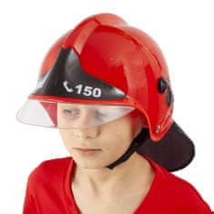Rappa Detská helma/prilba hasič červená CZ text