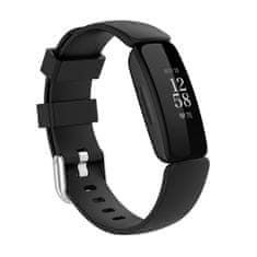 BStrap Silicone remienok na Fitbit Inspire 2, black