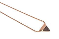BeWooden dámsky náhrdelník s dreveným detailom Rose Necklace Triangle univerzálna