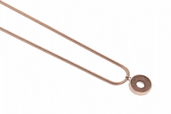 BeWooden dámsky náhrdelník s dreveným detailom Lumen Necklace Circle univerzálna