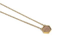 BeWooden dámsky náhrdelník s dreveným detailom Apis Necklace Hexagon univerzálna