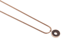 BeWooden dámsky náhrdelník s dreveným detailom Rose Necklace Circle univerzálna