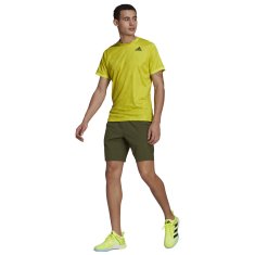 Adidas Pánské šortky ERGO 9 SHORT PB S Khaki / Žlutá