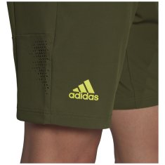 Adidas Pánské šortky ERGO 9 SHORT PB S Khaki / Žlutá