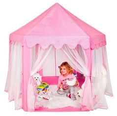 VELMAL Detský palácový stan - ružový