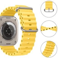 Tech-protect Remienok Iconband Pro Apple Watch 4 / 5 / 6 / 7 / 8 / 9 / Se / Ultra 1 / 2 (42 / 44 / 45 / 49 Mm) Yellow