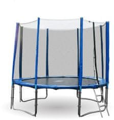 Goodjump Modrá 4UPVC trampolína 305 cm s ochrannou sieťou + rebrík + krycia plachta