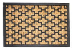Home Elements  Rohožka z kokosových vlákien 40 x 60 cm, krížový vzor