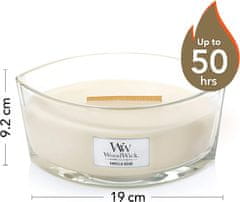 Woodwick WoodWick vonná svíčka s dřevěným knotem Elipsa Vanilla Bean 453,6 g